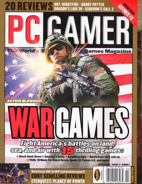 PC Gamer (2003 02) 107 (Future) cover
